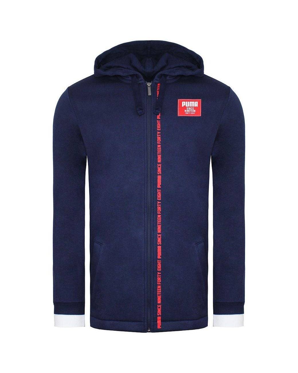 PUMA Blue Rebel Block Track Jacket Cotton for men