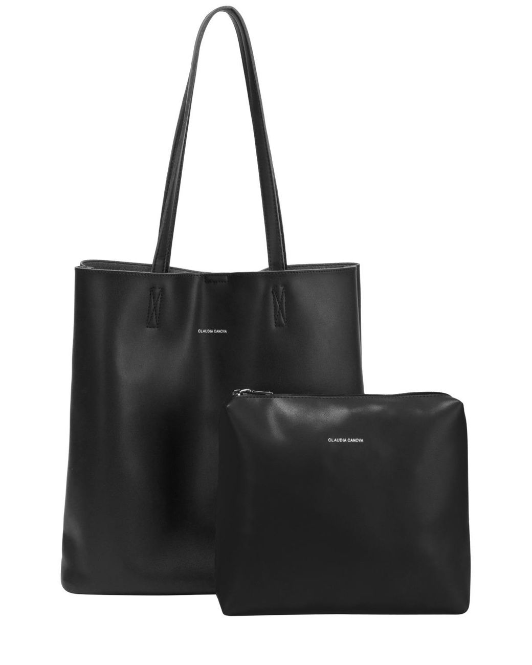 Claudia Canova Black Essential Noir Tote Bag