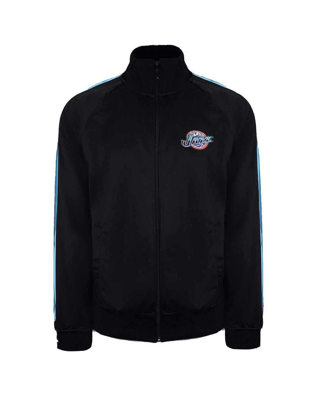 Mitchell & Ness Blue San Antonio Spurs Track Jacket for men