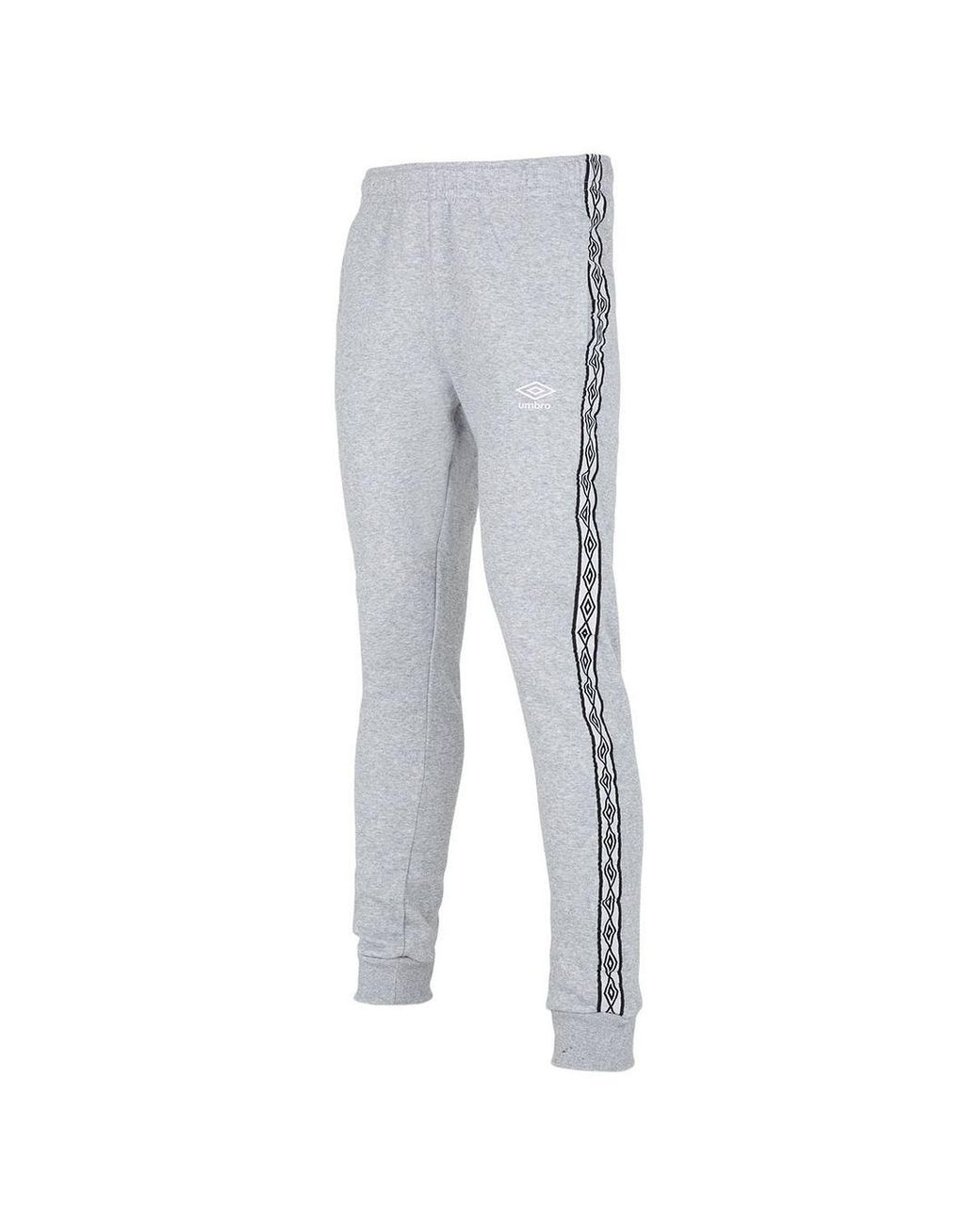 Umbro Gray Taped Track Pants Cotton for men