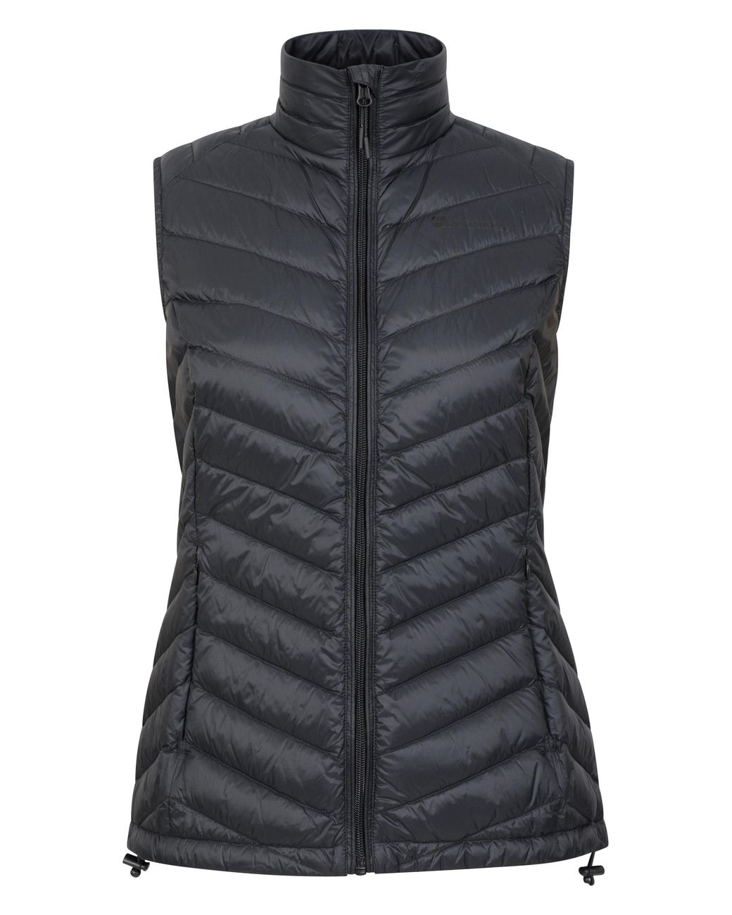 Mountain Warehouse Black 'Featherweight Ii' Down Gilet Water Resistant Casual Body Warmer Jacket Polyamide