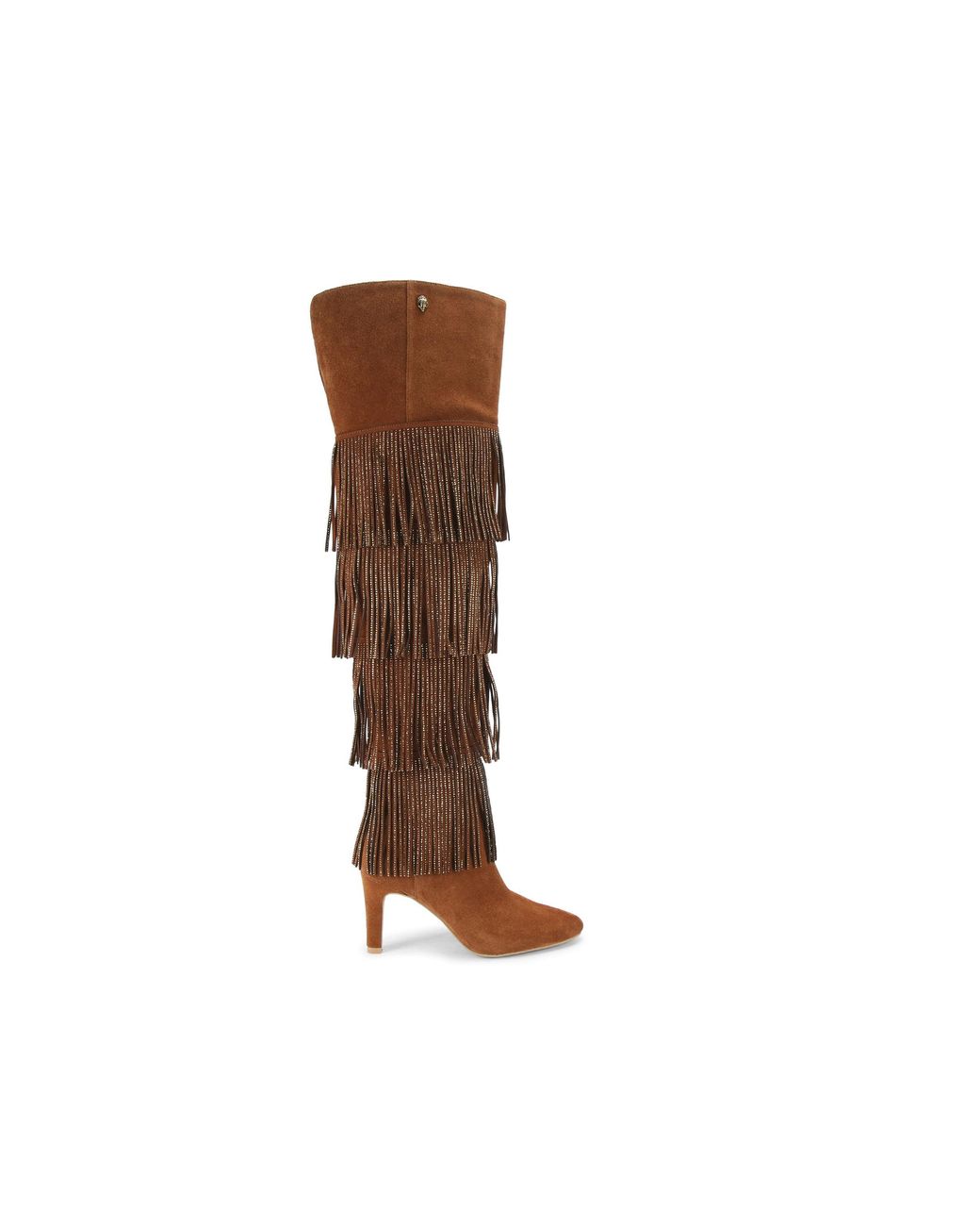 Kurt Geiger Brown Suede Shoreditch Otk Boots