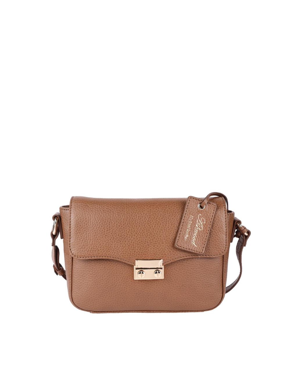 Ashwood Leather Brown 'Elegance' Cross Body Bag