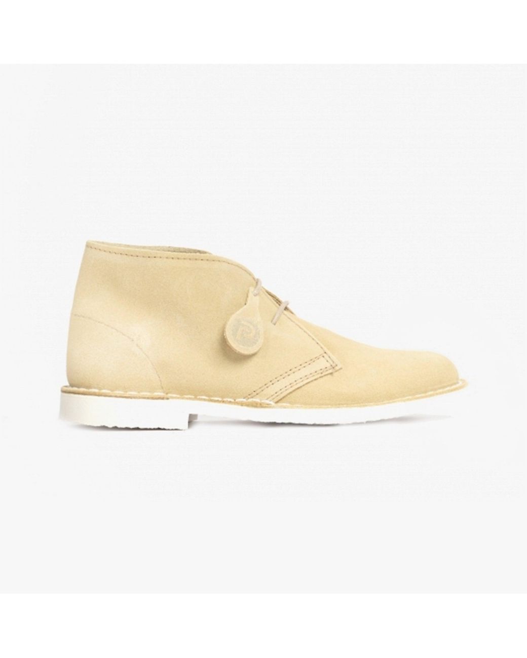 Popps Natural Pastel Ladies Suede Casual Desert Boots Mellow