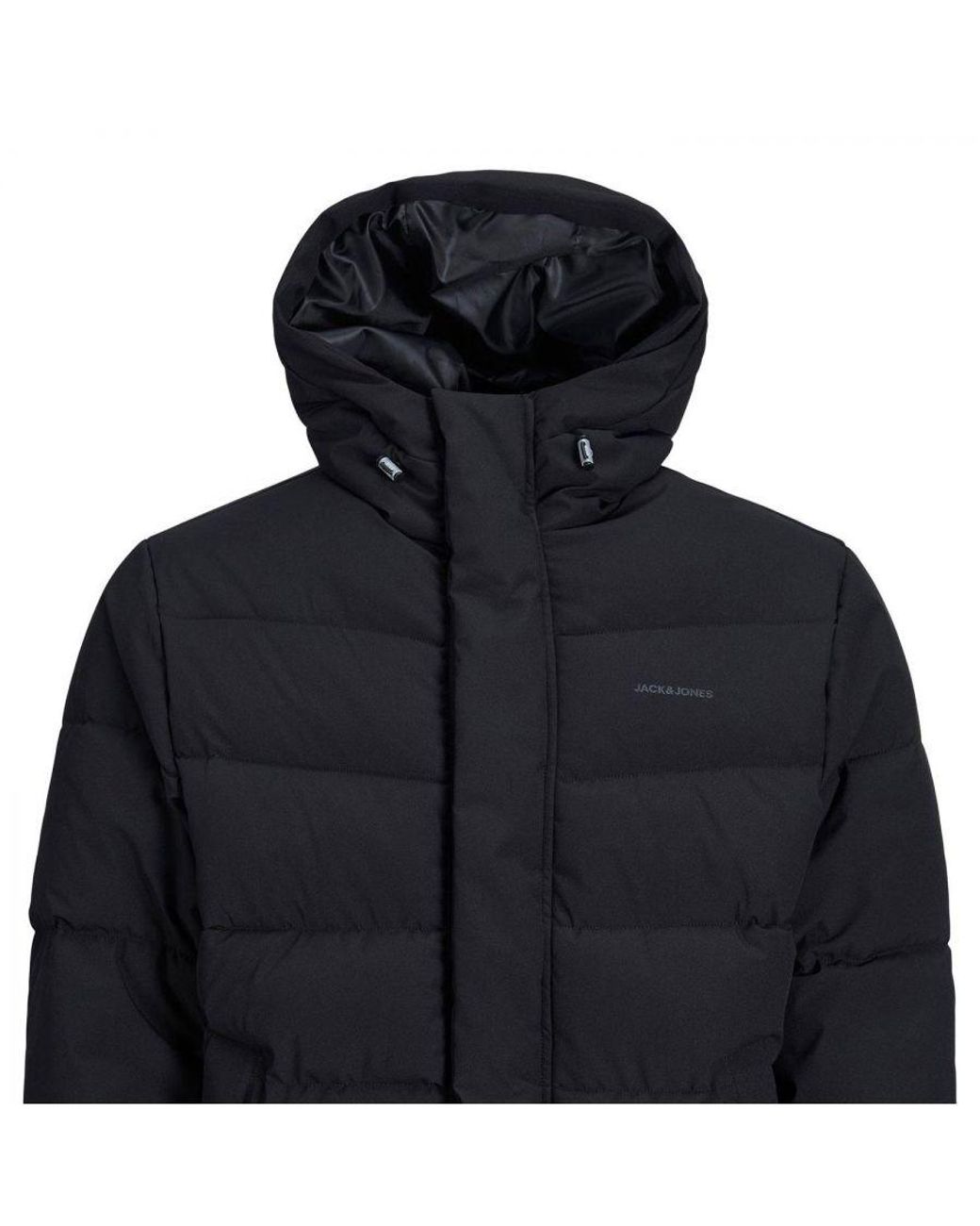 Jack & Jones Blue Jwhpace Clean Puffer Jacket, Full Zip, Long Sleeve for men