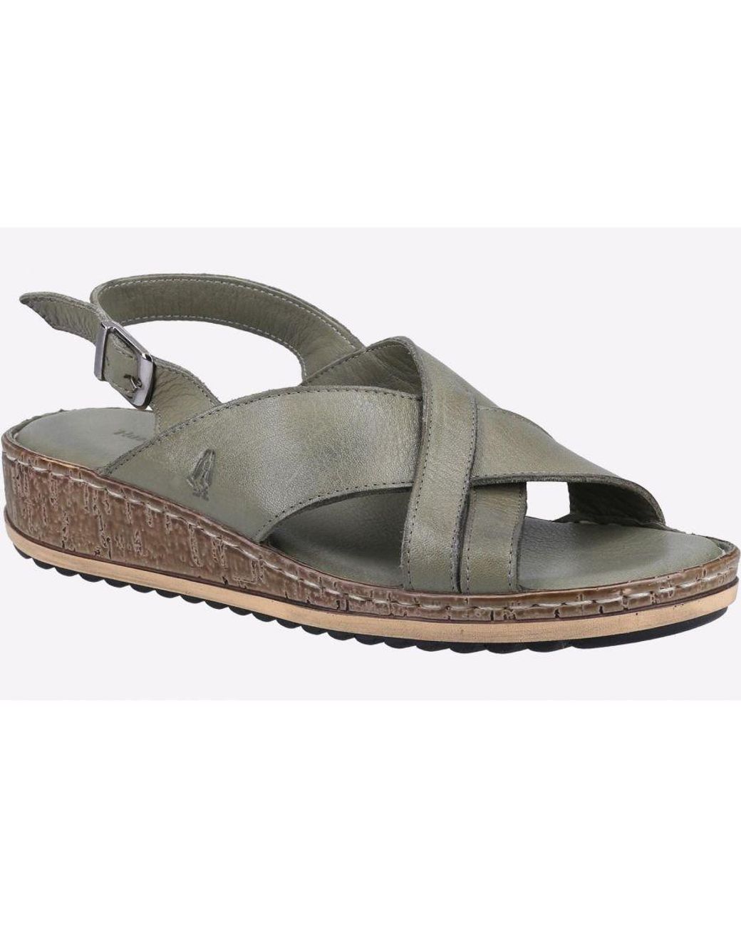 Hush Puppies Gray Elena Cross Over Wedge