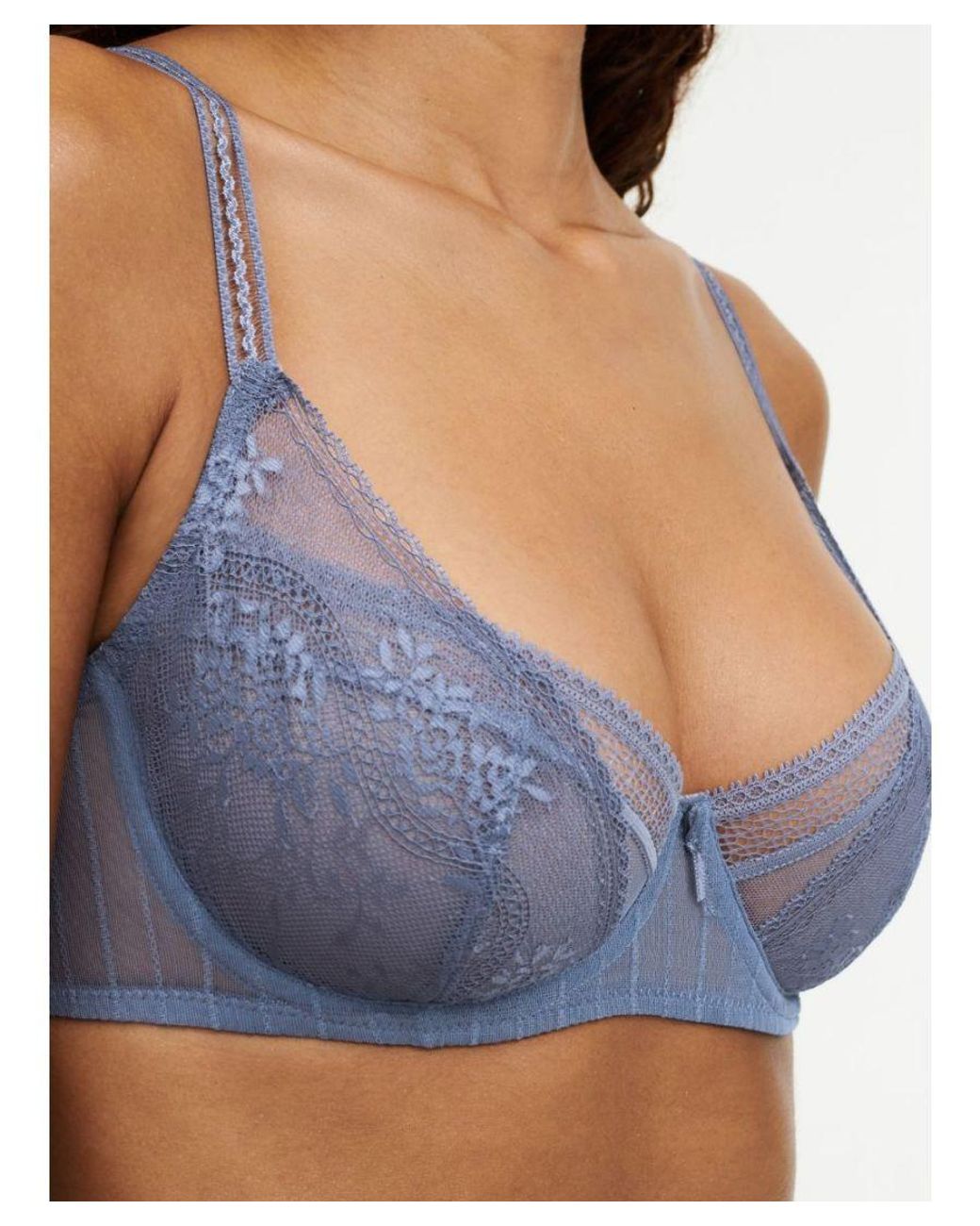 Passionata Blue Maddie Half-Cup Bra