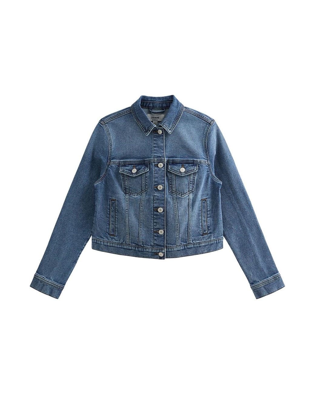 New Look Blue Relaxed Denim Jacket