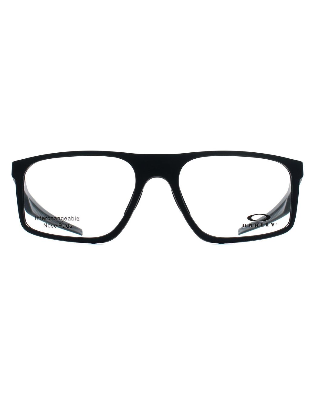 Oakley Black Rectangle Satin Bat Flip for men