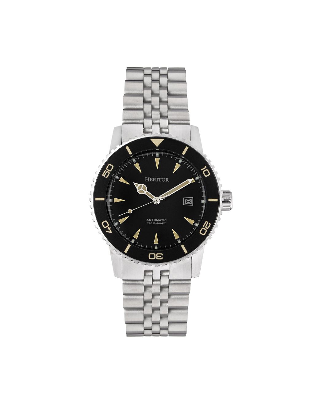 Heritor Metallic Hurst Bracelet Watch for men