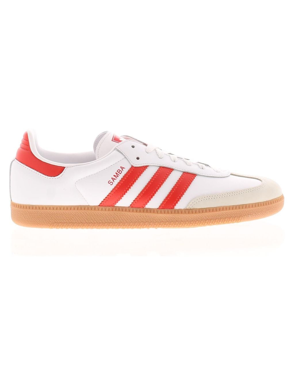 Adidas Originals Black Trainers Samba Og Leather Lace Up for men