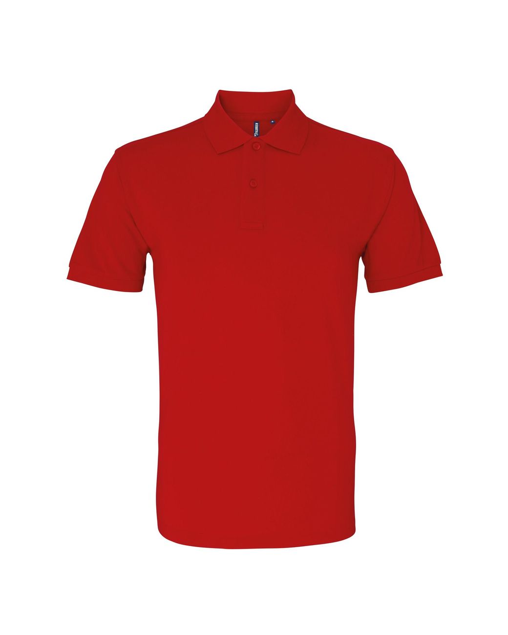 Asquith & Fox Red Organic Classic Fit Polo Shirt (Cherry) for men