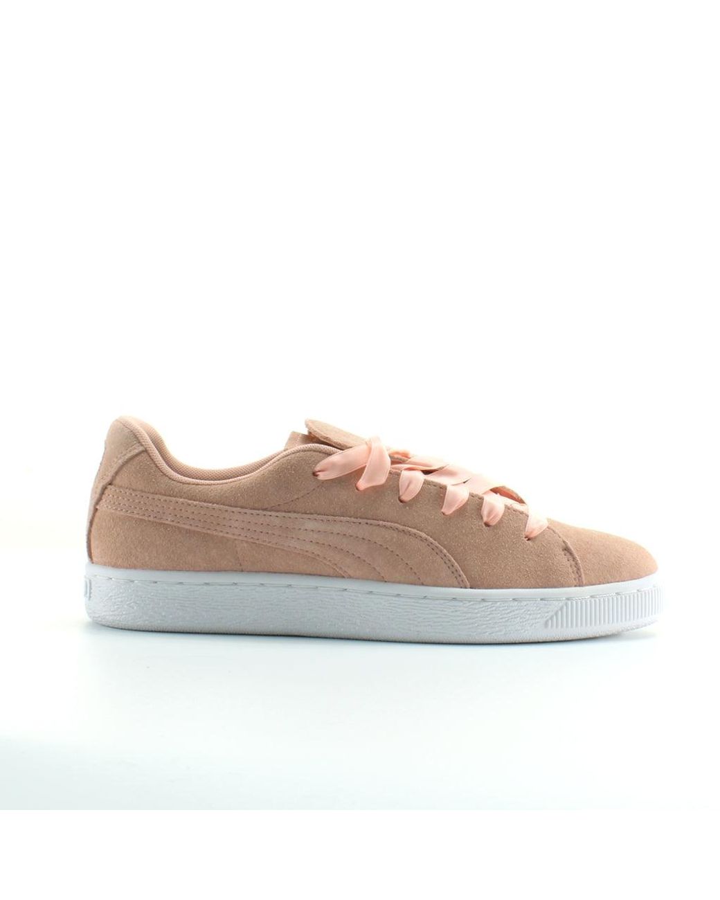 PUMA Pink Suede Crush Peach Trainers