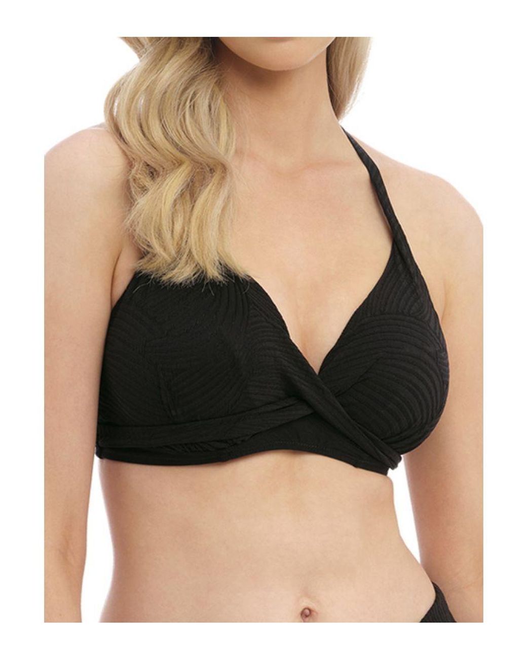 Fantasie Black Ottawa Plunge Bikini Top