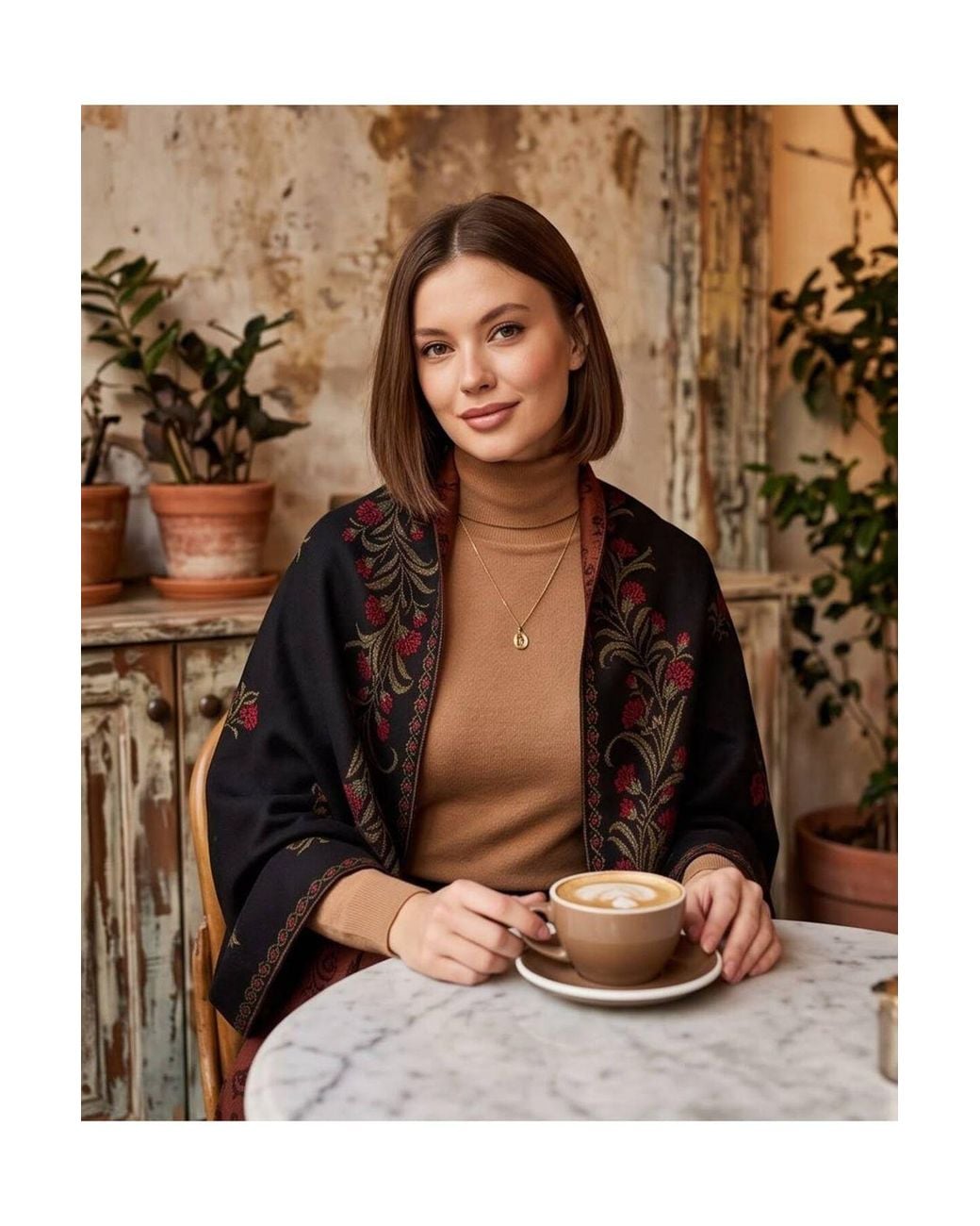 RYVAN Black Scarf
