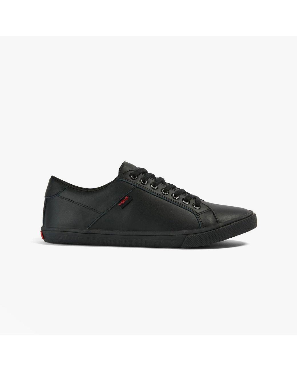 Kickers Black Kody Lo Trainers Leather