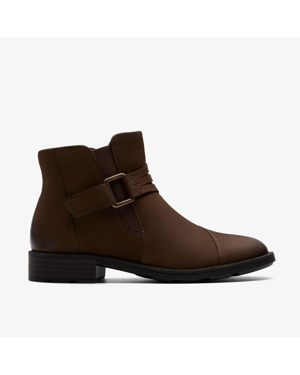 Clarks Brown Adalynn Faye Mushroom Nubuck