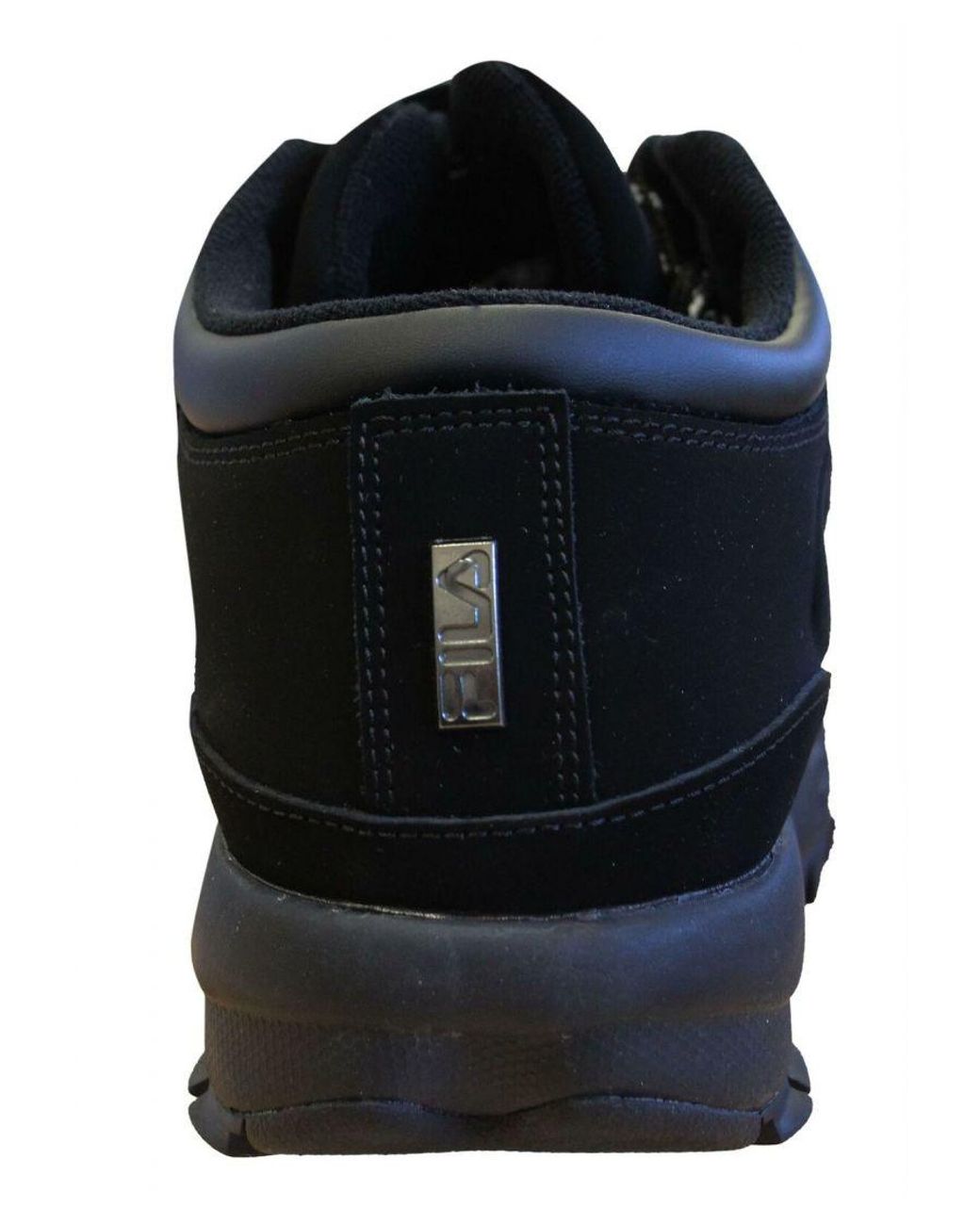 Fila Black Disruptor Hiker Boots Leather for men
