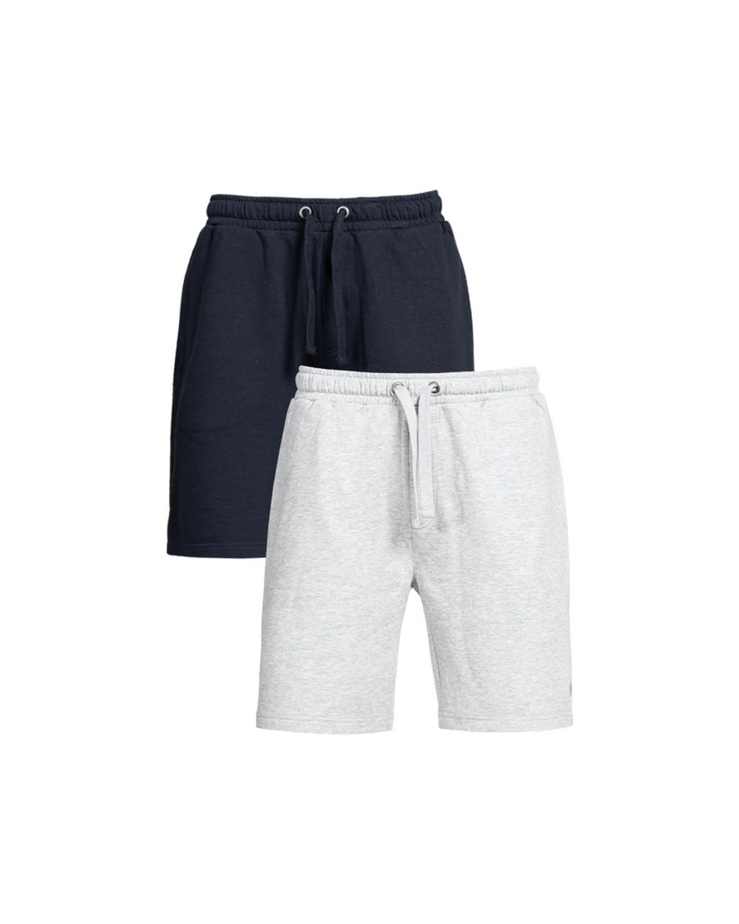 French Connection Blue 2 Pack Cotton Jersey Shorts for men