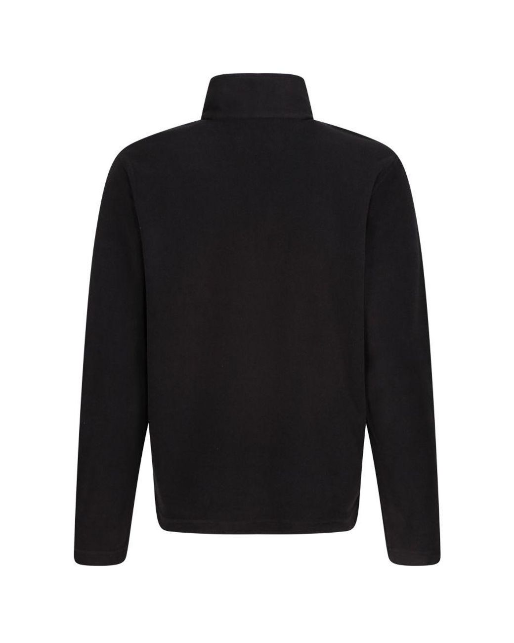 Regatta Black 170 Series Anti-Pill Zip Neck Micro Fleece for men