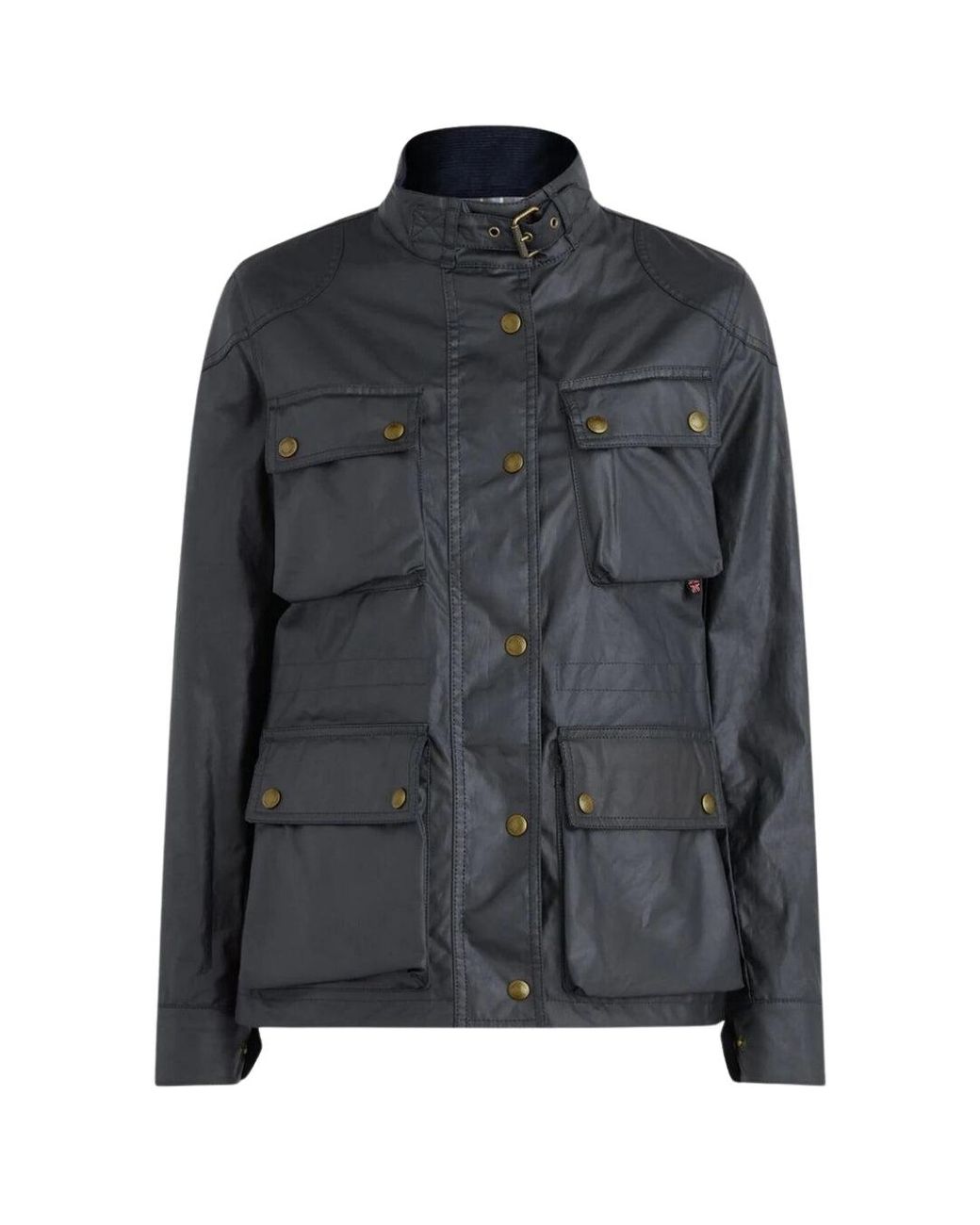 Belstaff Black Fieldmaster 2.0 Dark Waxed Jacket