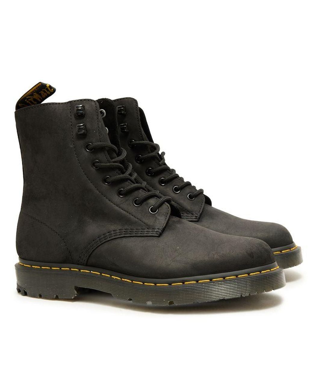 Dr. Martens Black Dr Pascal 1460 Fleece Lined Boots for men