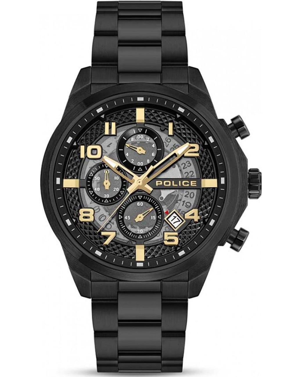 Police Black Pewgk0053902 Soul Watch for men