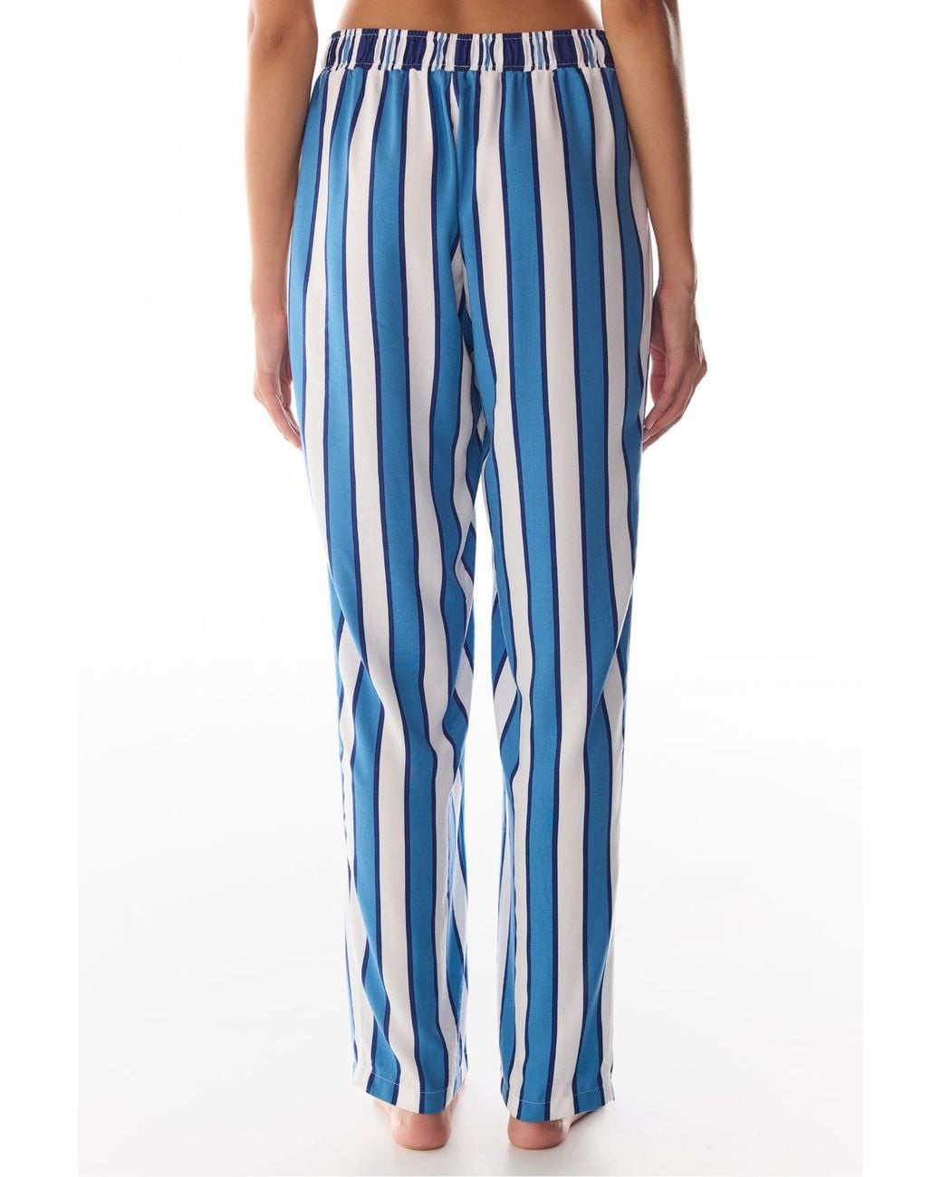 Penti Blue Vacation Striped Pajama Bottoms