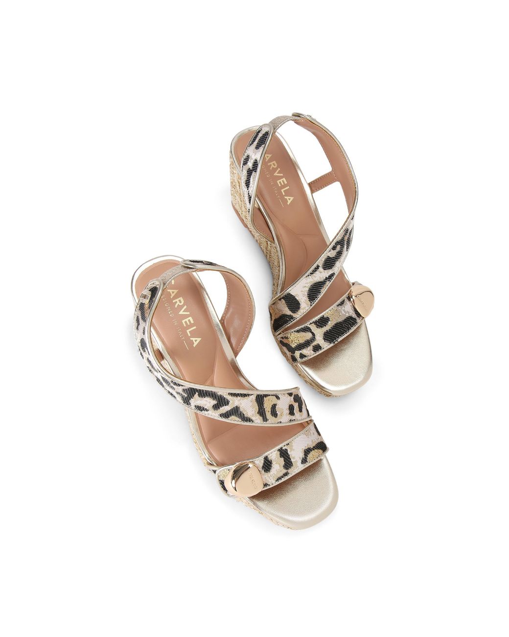 Carvela Kurt Geiger Metallic Sorano Wedge Heels