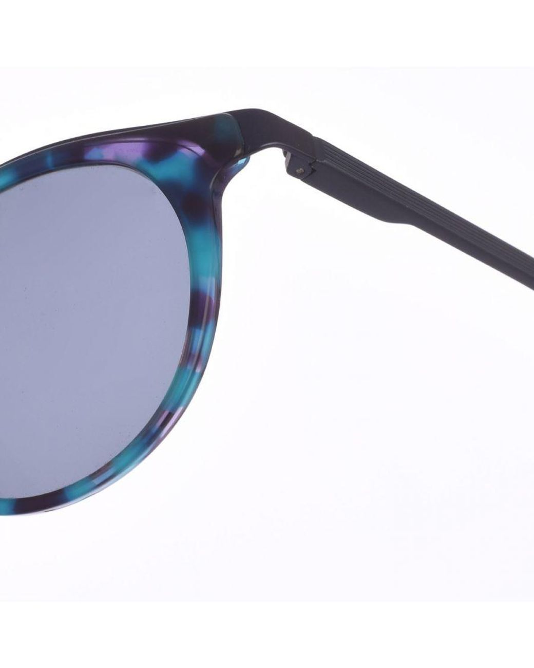 Zen Blue Pantos Z431 Shape Acetate And Metal Sunglasses