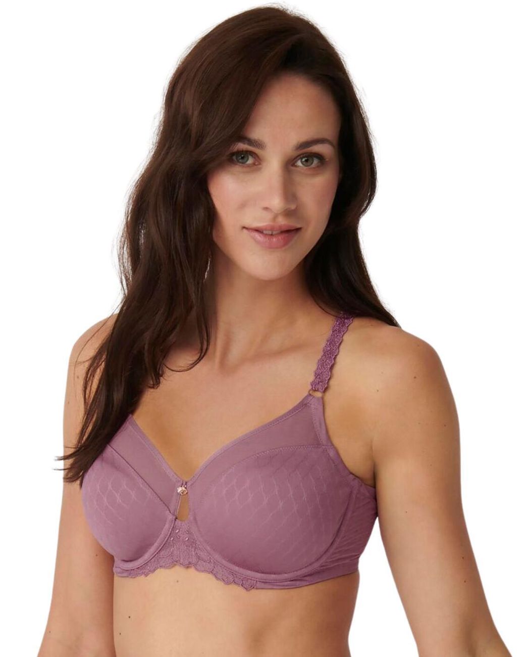 Triumph Purple Azalea Florale Minimiser Bra