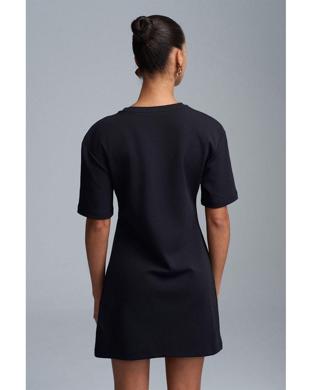 Dilvin Blue Mini Shift Dress