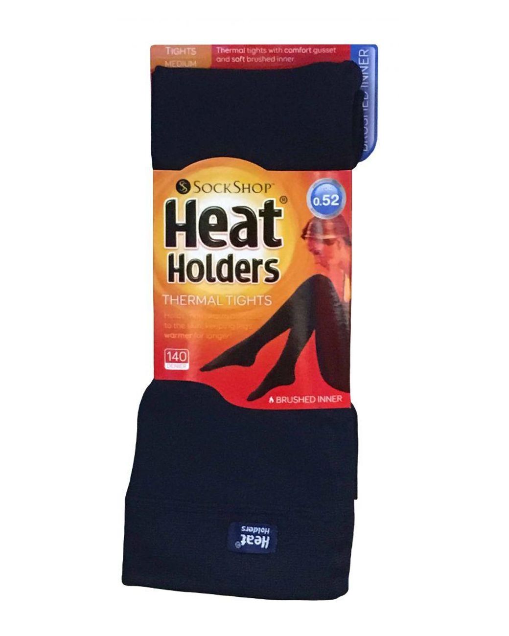 Heat Holders Black Ladies Thick Thermal Tights