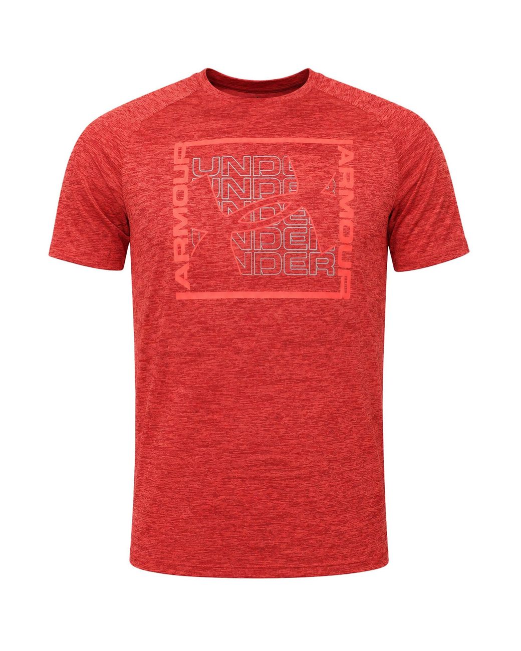 Under Armour Red Tech Graphic T-Shirt for men