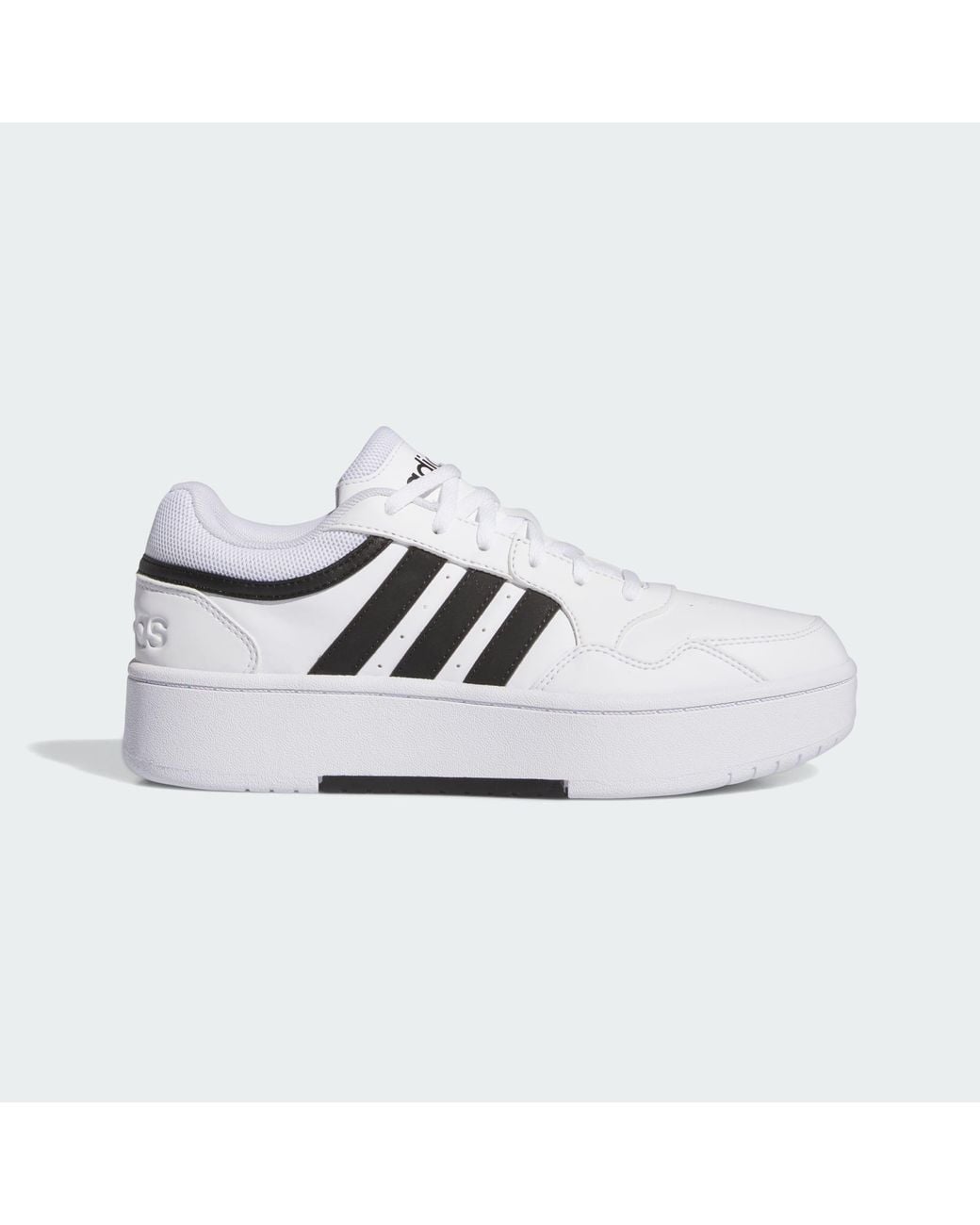 Adidas White Hoops 3.0 Bold Shoes