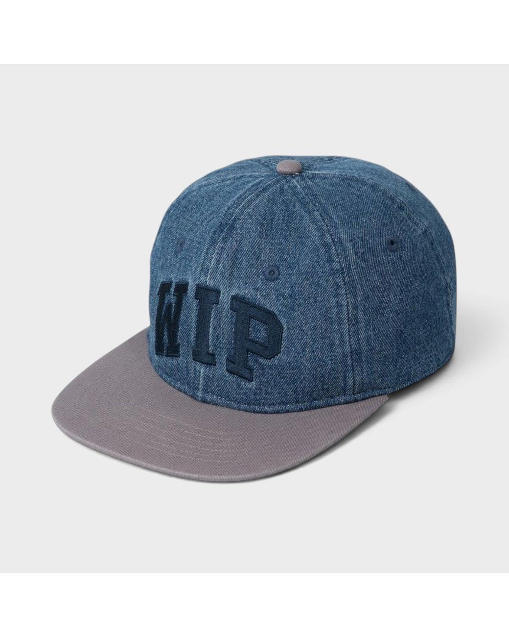 Carhartt Blue Wip Denim Cap Dusky for men