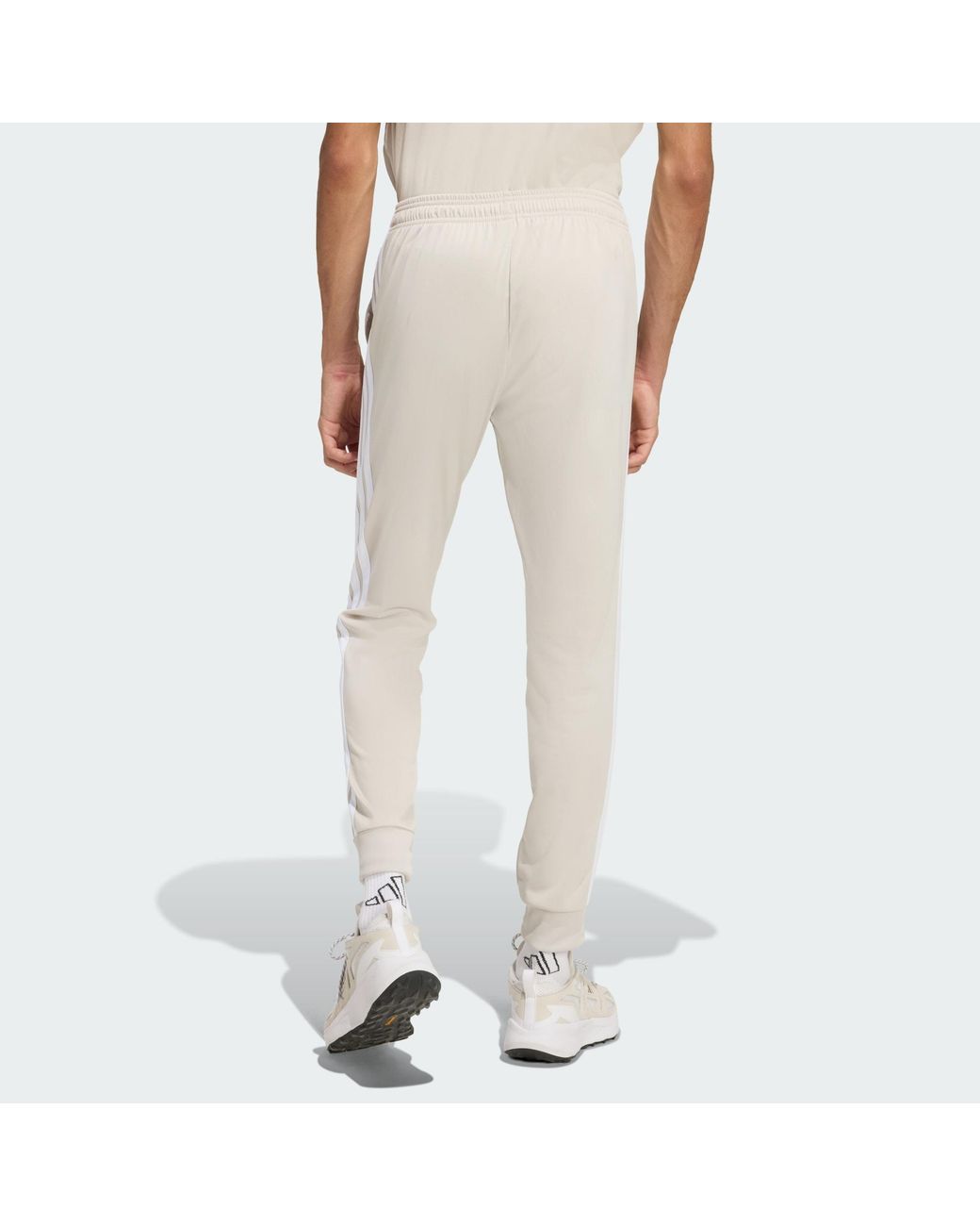 Adidas White Dayready Trackpants for men