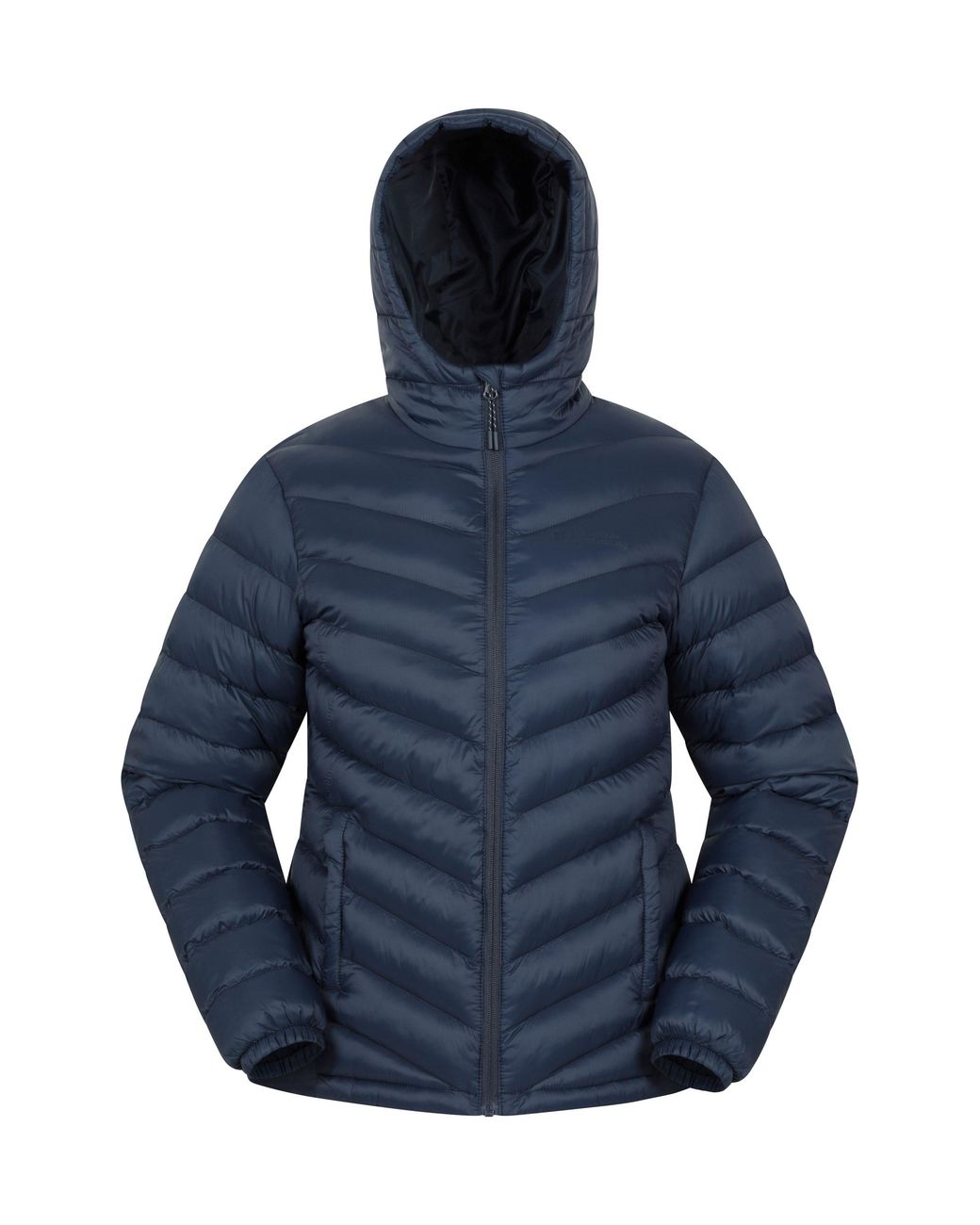Mountain Warehouse Blue 'Seasons' Padded Jacket Water Resistant Insulated Winter Coat Polyamide
