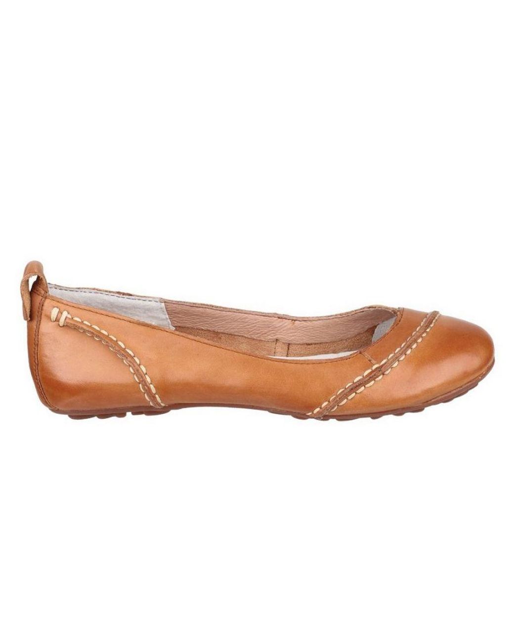 Hush Puppies Brown Ladies Janessa Slip On Pumps