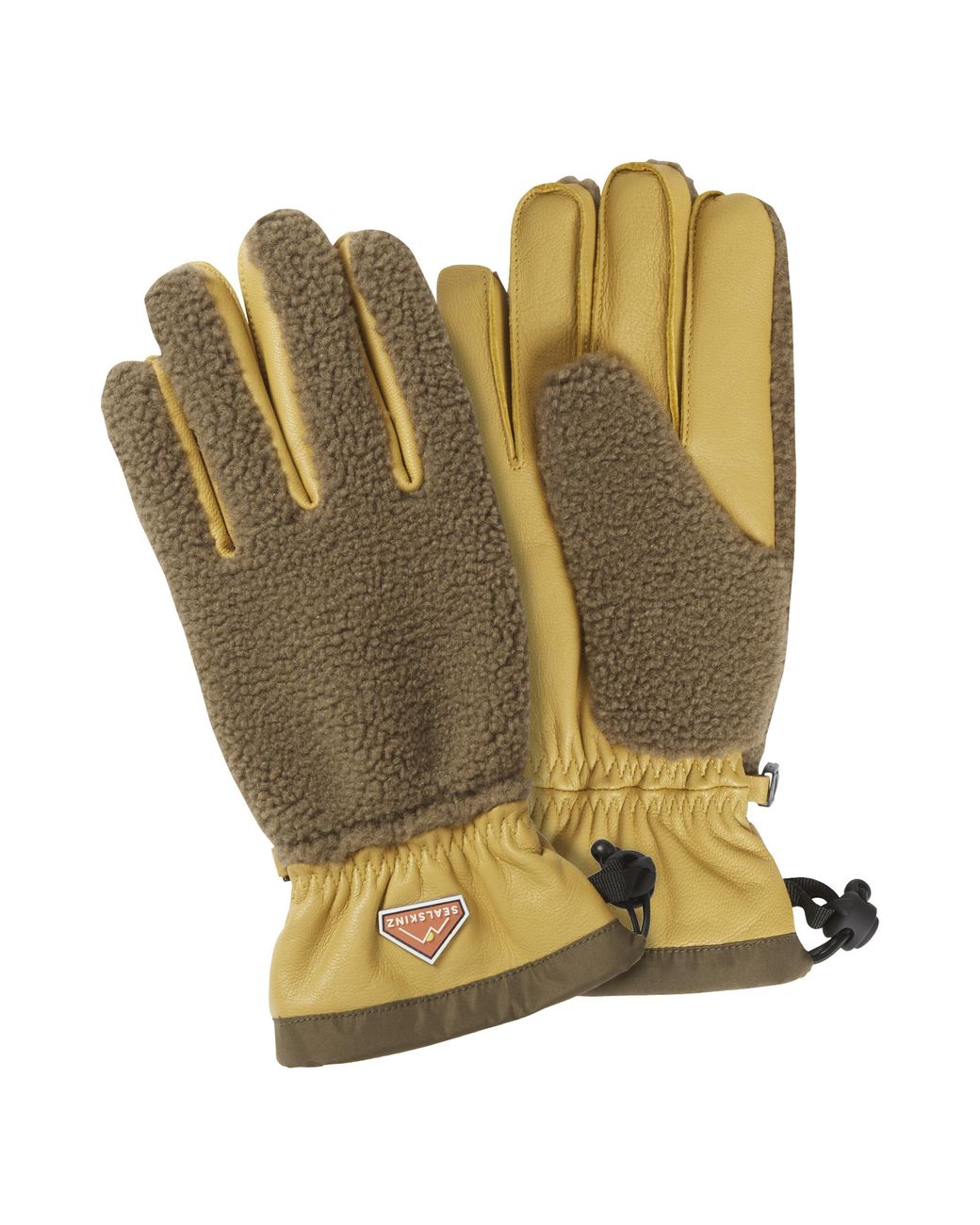 SealSkinz Green Waterproof Sherpa Fleece Hiking Gloves For And
