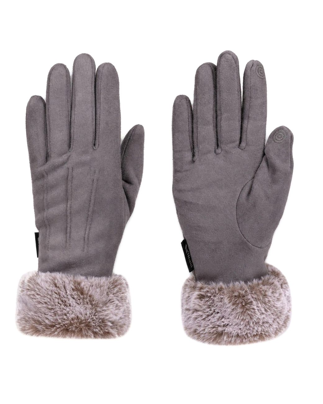 Trespass Gray Ladies Betsy Winter Gloves (Storm)