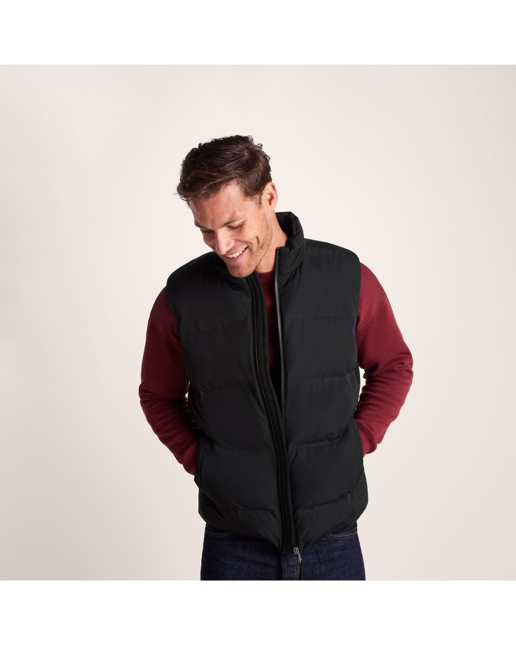TOG24 Black Arton Padded Gilet Polyamide for men