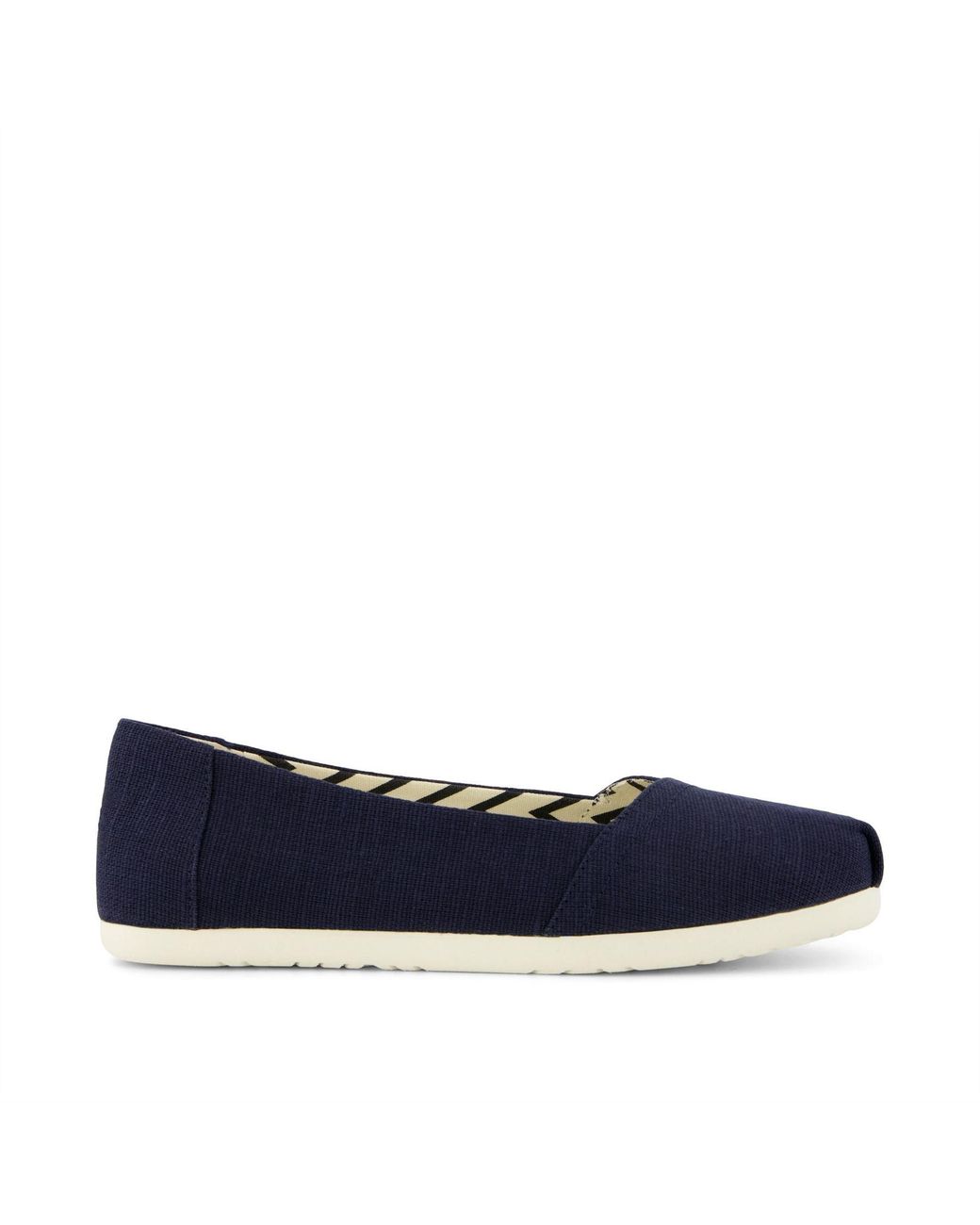 TOMS Blue Alpargata Ballet Canvas Espadrilles