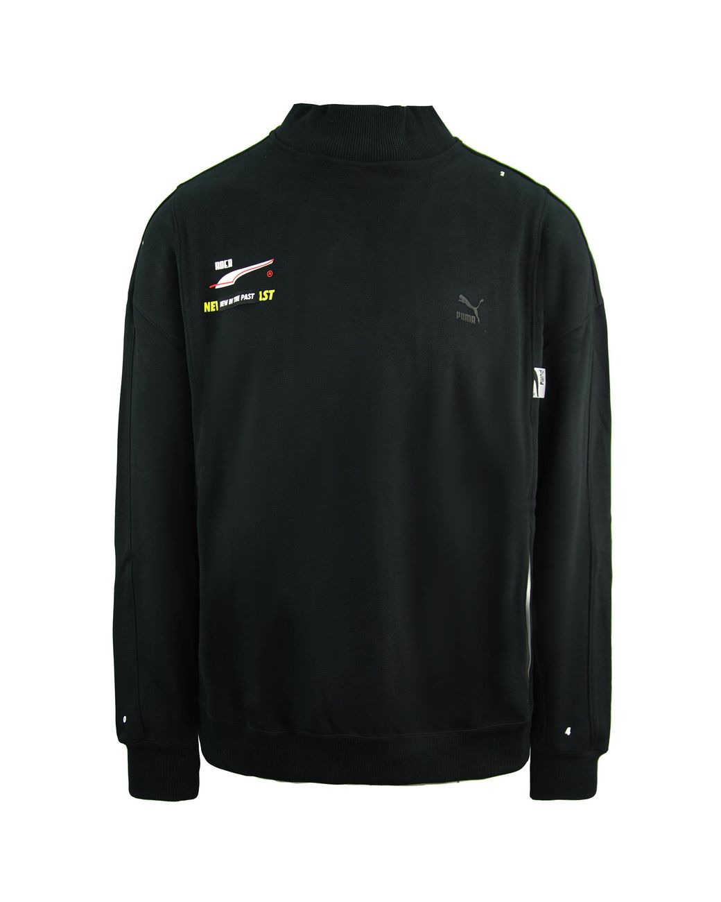 PUMA Black X Ader Error Crew Neck Long Sleeve Sweatshirt Jumper 595539 01 Cotton for men