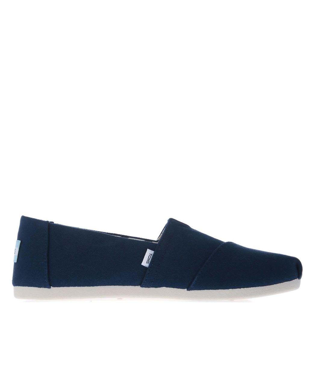 TOMS Blue Cotton Alpargata Espadrille Pumps