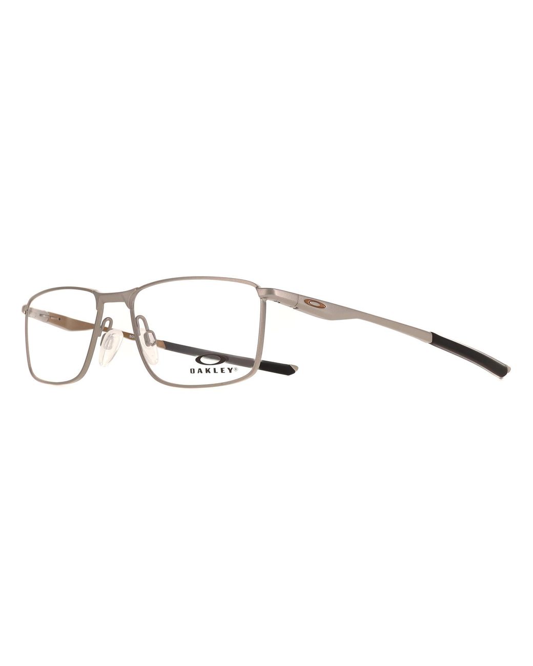 Oakley Brown Rectangular Titanium Socket 5.0 Metal for men