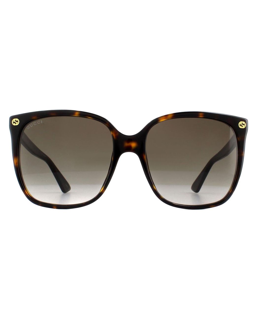 Gucci Brown Gg0022S Oversized Sunglasses