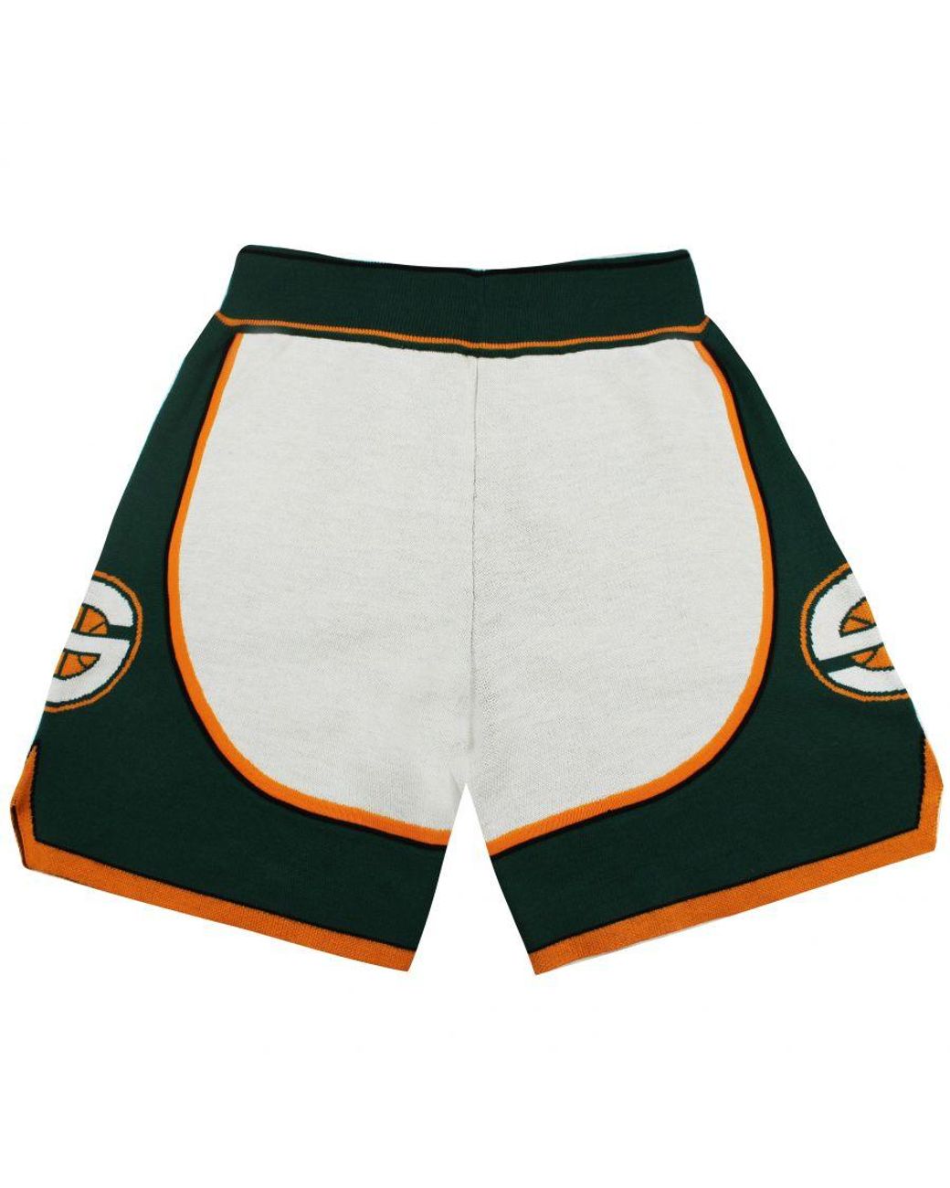 Mitchell & Ness Green X Clot Nba Seattle Supersonics Knitted Shorts for men