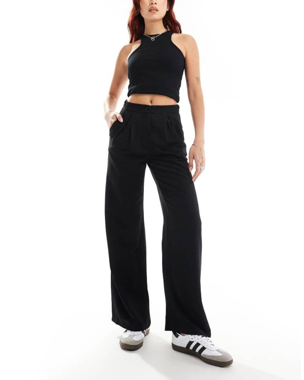 Reclaimed Vintage Blue Mensy Wide Leg Trouser