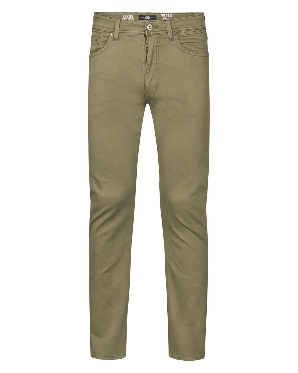 Petrol Industries Russel Gekleurde Regular Tapered Fit Jeans Flamingobreeze in het Green voor heren